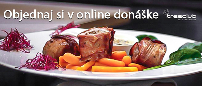 Objednaj si on-line a ušetri v  Treeclub bar & restaurant na www.gastromenu.sk