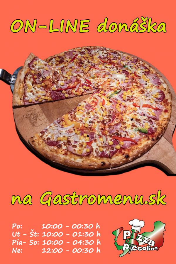 Blog Gastromenu.sk - Aj z Pizza Piccolino si objednáš už on-line!