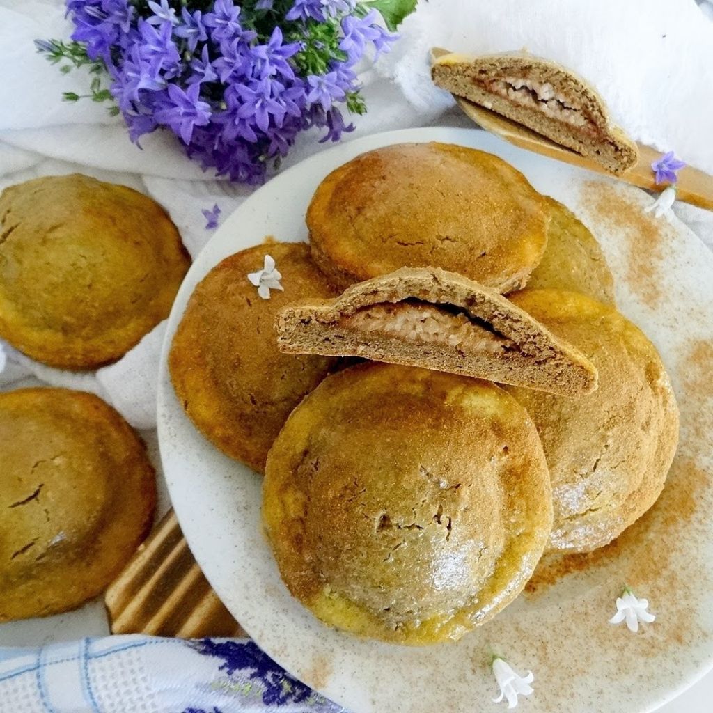 Recept Klobúčiky s hruškovou plnkou (bez lepku, bez cukru, bez histamínu) na Gastromenu.sk