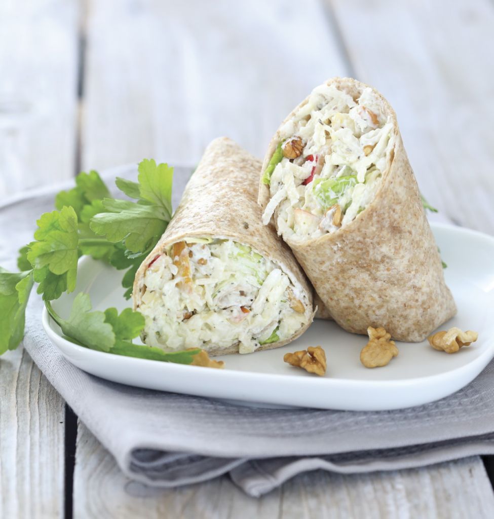 Recept Wrap so šalátom a orechmi na Gastromenu.sk